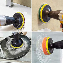 Carica l&#39;immagine nel visualizzatore di Gallery, JOQINEER 13 Pezzi Pagliette Abrasive per Elettrico Trapano - Pulitore 13Pcs