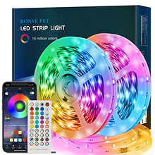Carica l&#39;immagine nel visualizzatore di Gallery, Striscia Led, Luci Led camera da letto 10 Metri, Led Striscia con 40 Tasti Telecomando Controller Bluetooth, Luci Led rgb Funzione Musicale, Strisce led per Decorazioni Cucina Bar Festa