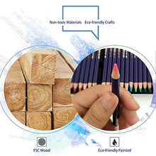 Carica l&#39;immagine nel visualizzatore di Gallery, Matite di Disegno Artistico, 72 Kit da schizzo e Colorate di... - Ilgrandebazar