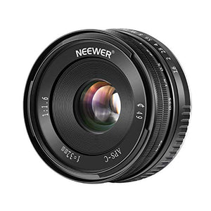 Neewer 32mm F/1,6 Obiettivo Fisso Prime Focus Manuale Apertura Grande...