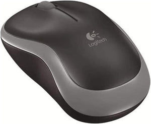 Logitech M185 Mouse Wireless, 2.4 GHz con Mini Ricevitore USB, Durata Batteria Fino a 12 Mesi, Rilevamento Ottico 1000 DPI, Ambidestro, PC/Mac/Laptop, Grigio