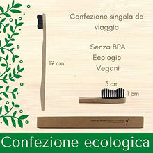 Carica l'immagine nel visualizzatore di Gallery, TheBDM Spazzolini da denti in bamboo naturale ecologico Setole Medie
