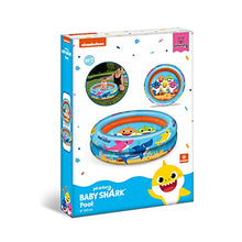 Carica l&#39;immagine nel visualizzatore di Gallery, Mondo 2 Ring Pool, Piscina Gonfiabile Unisex Bambini, Azzurro Arancione, Diametro 100 centimetri