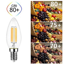 Carica l&#39;immagine nel visualizzatore di Gallery, EXTRASTAR Filamento LED E14, 4W Equivalenti a 35W, C35 E14 3000K-12 Pezzi - Ilgrandebazar