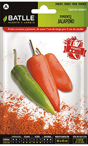 Semi orticole - Peperoncino Jalapeño - Batlle 15x8.5x3 cm, multicolore - Ilgrandebazar