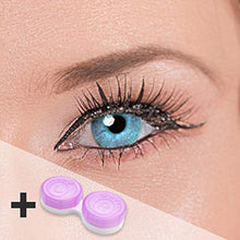 Carica l&#39;immagine nel visualizzatore di Gallery, Lenti a contatto colorate, blu cielo, durata annuale, senza spessore +... - Ilgrandebazar