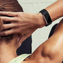 Carica l&#39;immagine nel visualizzatore di Gallery, AK Cinturino per Fitbit Charge 3 Edizione Speciale S, 01 nero