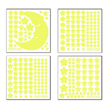 Carica l'immagine nel visualizzatore di Gallery, FRETOD Stelle Fluorescenti e Grande Luna (24cm) - 300 Pezzi Adesivi da...