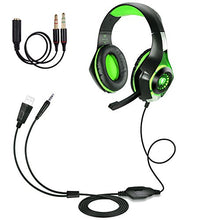 Carica l'immagine nel visualizzatore di Gallery, Samoleus Cuffie Gaming per PS4, Headset con Microfono, Verde