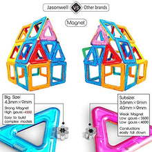 Carica l&#39;immagine nel visualizzatore di Gallery, Jasonwell 42 Pezzi Blocchi Costruzioni Magnetici Magnetiche Giocattoli per... - Ilgrandebazar