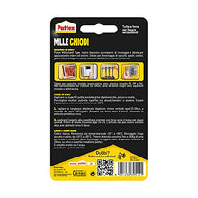 Carica l'immagine nel visualizzatore di Gallery, Pattex Millechiodi Tape, nastro biadesivo extra forte per applicazioni permanenti, nastro adesivo di montaggio per interni ed esterni, 19 mm x 1,5 m
