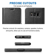 Carica l&#39;immagine nel visualizzatore di Gallery, Aunote Cover per Samsung Galaxy S8, Custodia S8 Nero
