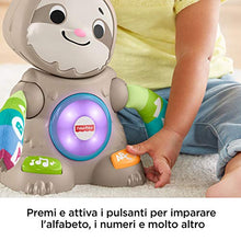 Carica l&#39;immagine nel visualizzatore di Gallery, Fisher-Price- Parlamici Baby Bradipo Giocattolo Educativo con Luci,...