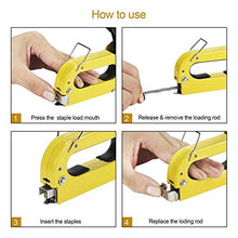 Carica l&#39;immagine nel visualizzatore di Gallery, Graffatrice Manuale,Topec Professionale 3 in 1 Sparapunti, Pistola per...