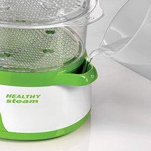Carica l&#39;immagine nel visualizzatore di Gallery, Ariete 911 Healty Steam Vaporiera Elettrica con Timer 60’, 3 Cestelli,... - Ilgrandebazar