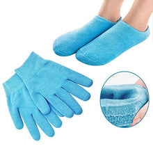 Carica l'immagine nel visualizzatore di Gallery, Pinkiou Ammorbidire SPA Gel Idratante guanti e calzini per colore blu