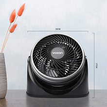 Carica l&#39;immagine nel visualizzatore di Gallery, VOXON Ventilatore da Tavolo, a Parete Turbo con Due 11, Nero