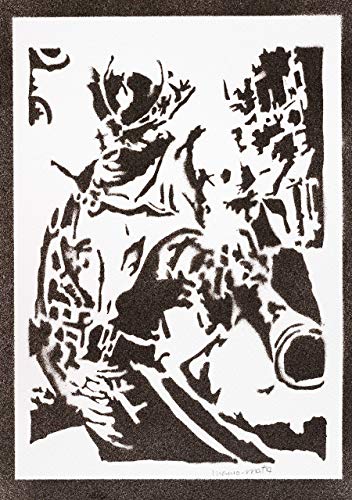 Poster Bloodborne The Hunter Handmade Graffiti Street Art - Artwork