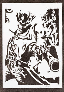 Poster Bloodborne The Hunter Handmade Graffiti Street Art - Artwork