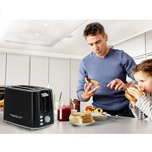 Aigostar Warrior 30JRL - Tostapane a 2 fette, 7 impostazioni di 30JRL, 750w