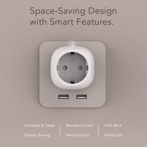 Nooie Presa Intelligente Wifi Compatibile con Alexa/Google Home, Mini Smart... - Ilgrandebazar