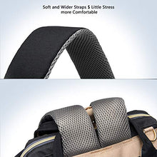 Carica l&#39;immagine nel visualizzatore di Gallery, Zaino Mamma neonato Fasciatoio, Multifunzione Bambino Borsa Nappy Nero2 - Ilgrandebazar
