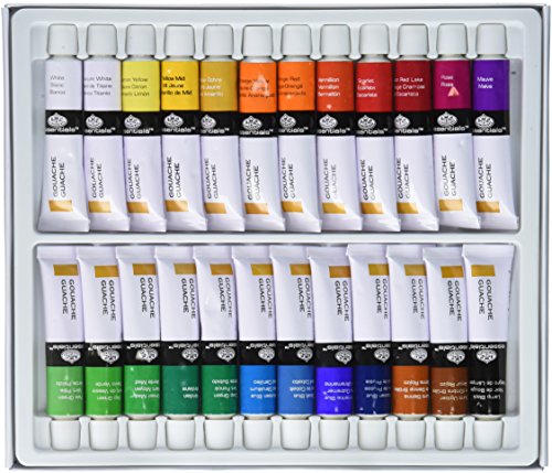 Royal & Langnickel - Confezione da 24 colori a tempera a guazzo 12 ml - Ilgrandebazar