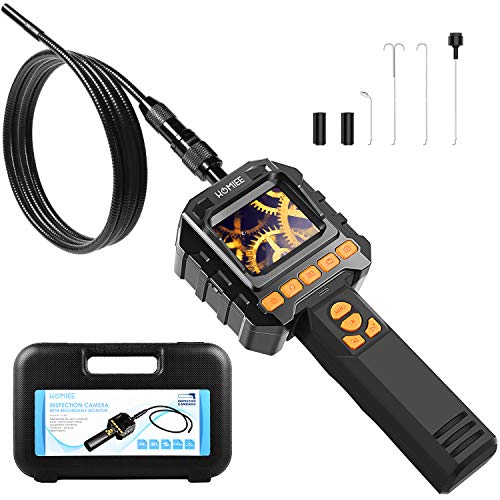HOMIEE Endoscopio,Videocamera D'ispezione Impermeabile, Supporto 4 con video - Ilgrandebazar