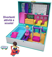 Carica l&#39;immagine nel visualizzatore di Gallery, Polly Pocket Scuola, Playset con Due Bambole e Accessori, Giocattolo per... - Ilgrandebazar