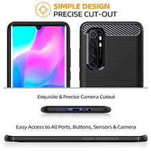 Carica l'immagine nel visualizzatore di Gallery, Peakally Cover Xiaomi Mi Note 10 Lite, Fibra di Carbonio Morbido TPU...