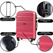 Carica l&#39;immagine nel visualizzatore di Gallery, WINGS LUGGAGE Carrello Spazioso - Valigia Leggera Per M 66x43x27, Rosa