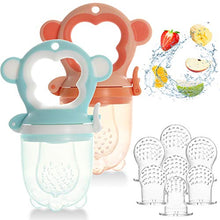 Carica l&#39;immagine nel visualizzatore di Gallery, Faburo 2pcs Ciuccio per Alimenti/Frutta Bambini + 9pcs in...