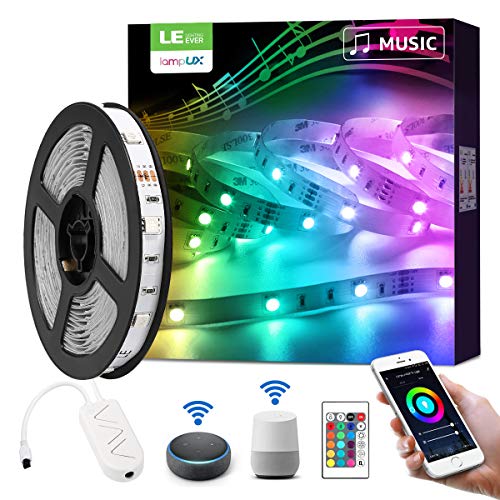 LE Striscia LED RGB Intelligente Alexa 5M con Musica, Luce Nastro Luminoso... - Ilgrandebazar