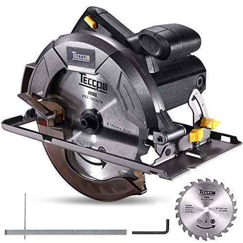 Sega Circolare, TECCPO Professionale 5800 RPM 1200W Elettrica, con 24T... - Ilgrandebazar
