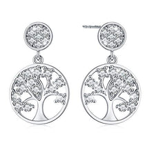 Carica l&#39;immagine nel visualizzatore di Gallery, LEVIOLET gioielli con motivo dell’albero della vita, orecchini in argento... - Ilgrandebazar