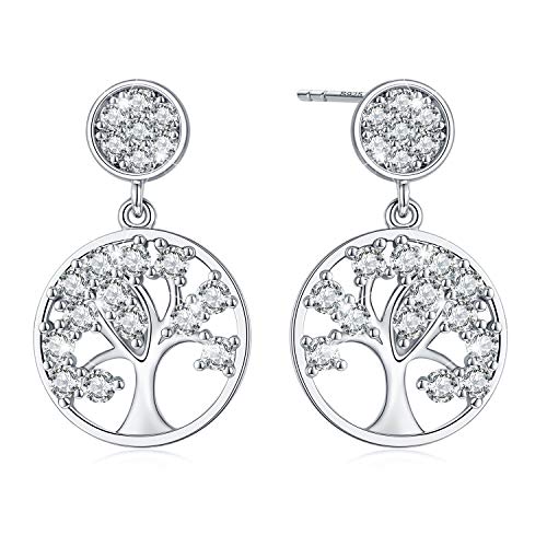 LEVIOLET gioielli con motivo dell’albero della vita, orecchini in argento... - Ilgrandebazar