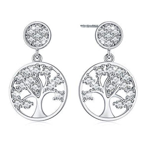 LEVIOLET gioielli con motivo dell’albero della vita, orecchini in argento... - Ilgrandebazar