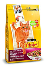 Carica l'immagine nel visualizzatore di Gallery, Purina Friskies Crocchette Gatto Adult con Manzo, Pollo e Verdure Aggiunte,...