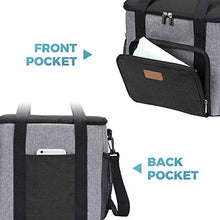 Carica l&#39;immagine nel visualizzatore di Gallery, Lifewit 17L Borsa Termica Porta Pranzo della Spesa Frigo Grigio