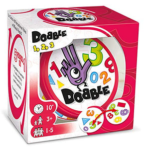 Asmodee- Dobble 1,2,3, Gioco da Tavolo Edizione Italiana, Colore, 8235 - Ilgrandebazar