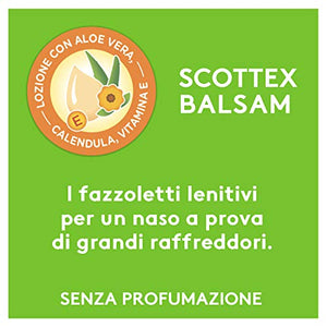 Scottex Balsam Fazzoletti, 1 Confezione da 24 Pezzi - Ilgrandebazar