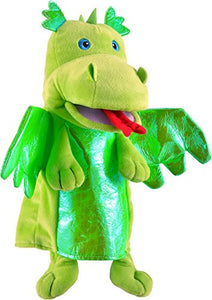 Fiesta Crafts T-2186 - Marionetta Drago, Colore: Verde verde - Ilgrandebazar