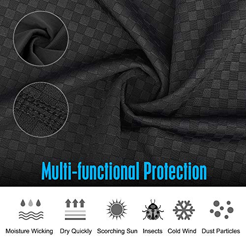 Scaldacollo HASAGEI - Bandana Multiuso Estiva - Per Moto, Ciclismo, Corsa - Traspirante Ed Elastica