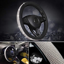 Carica l&#39;immagine nel visualizzatore di Gallery, YoMaris Coprivolante in Cristallo，Coprivolante Pelle Bling Strass...
