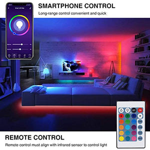 Striscia LED WiFi 10M (2 x 5M), ALED LIGHT RGB Strip 5050 SMD 300 LEDs...