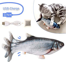 Carica l&#39;immagine nel visualizzatore di Gallery, LIUMY Catnip Giocattoli per Gatti, Elettrici Pesci,gioco...