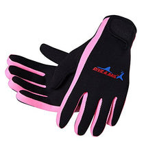 Carica l&#39;immagine nel visualizzatore di Gallery, Lovache, guanti in neoprene 1,5 mm per nuoto, surf, immersioni, vela, S, Pink