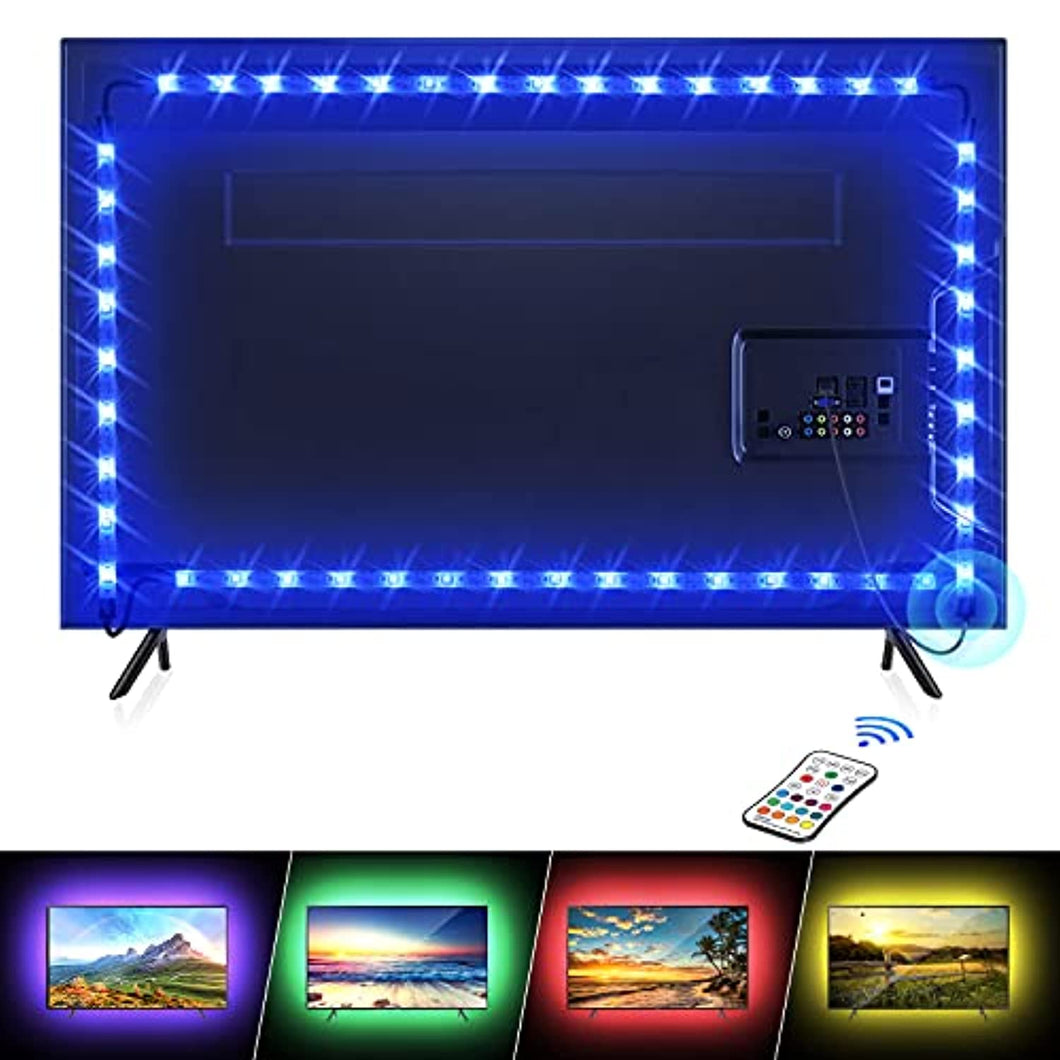 Striscia LED TV 2M Con Bluetooth E Telecomando – Retroilluminazione USB Per TV 40-60", Sincronizzazione Musicale, 16 Milioni Di Colori
