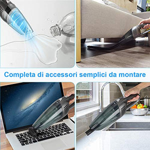 Aspirabriciole, Aspirabriciole Senza Fili Potente, Aspirapolvere Portatile...
