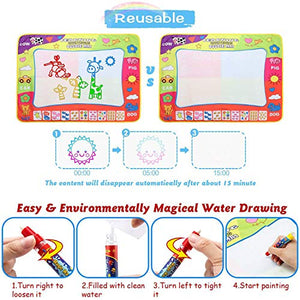 lenbest Doodle Tappeto Magico 80cm x 60cm, ad Acqua Doodle... - Ilgrandebazar
